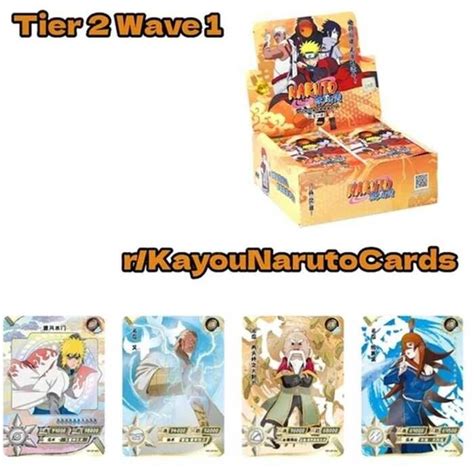 Original Kayou Naruto Collection Cards Full Set Booster Box Kayou