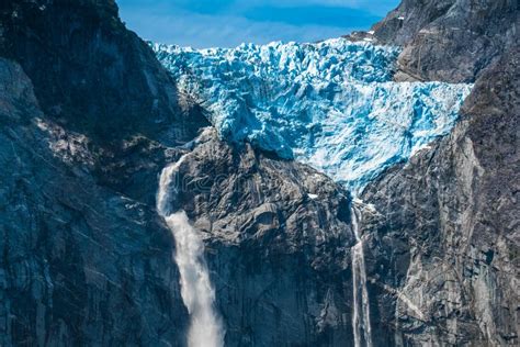Hanging Glacier Stock Image Image Of National Cliff 113541243