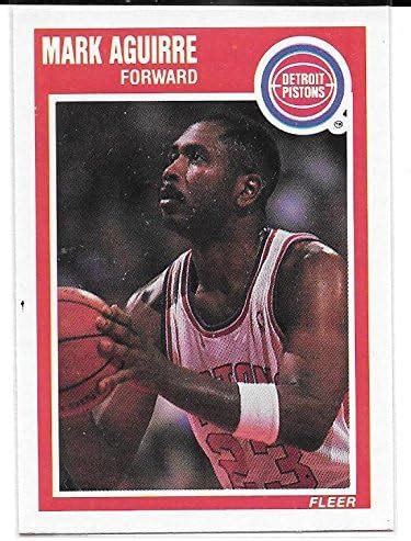 Mark Aguirre 1989-90 Fleer Detroit Pistons Card #44 at Amazon's Sports ...