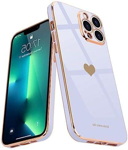 Atiyoo Etui Na Iphone 13 Pro Miękkie Płynne Silikonowe Ze Złotym Wzorem