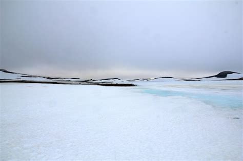 Premium Photo | Snow of the glacier in mountains norway