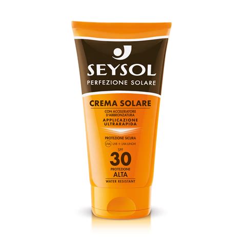 Crema Solare SPF 30 Alta Con Acceleratore Di Abbronzatura Seysol