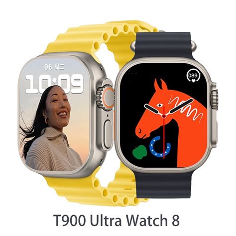 Buy T900 Ultra Iwo Series 8 Ultra Smart Watch Man Women Sport Blood