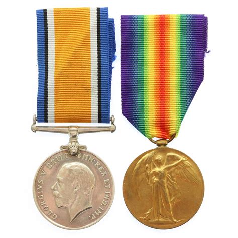 WW1 British War Victory Medal Pair Pte A Mason Royal Berkshire