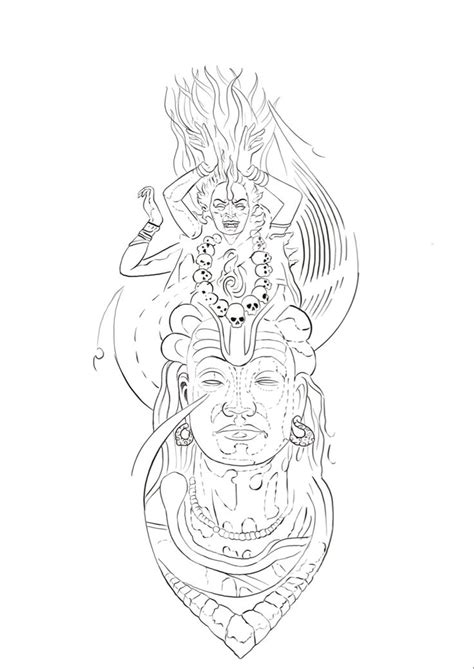 Shiva and kali | Shiva tattoo design, Buddha tattoo design, Shiva tattoo