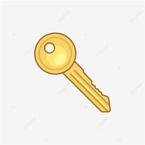 Yellow Key Vector Art Png Yellow Key Clipart Png Key Golden Key Key