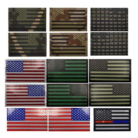 Infrared Reflective US Flag IR Patches American United States Flag