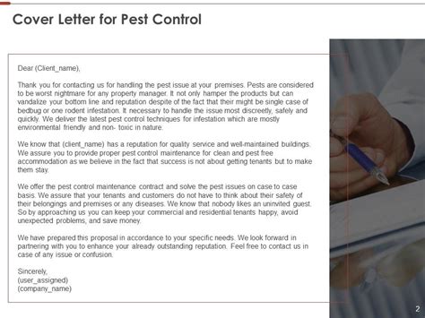 Pest Control Proposal Template Powerpoint Presentation Slides