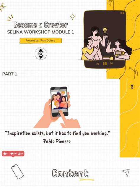Become A Creator Workshop Pdf Composition Visual Arts Sky