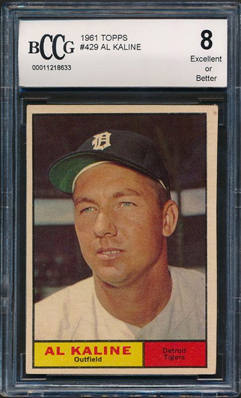 Al Kaline 1961 Topps #429 (BCCG 8) | Pristine Auction