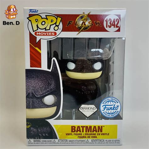 Mô Hình Nhân Vật Chính Hãng Funko Pop Batman 1342 Diamond Glitter Tem