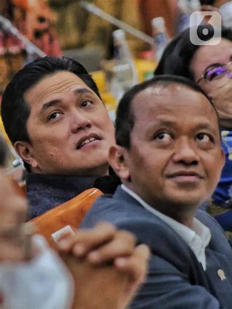 Nama Bahlil Dan Erick Thohir Tak Ada Di Struktur TKN Prabowo Gibran