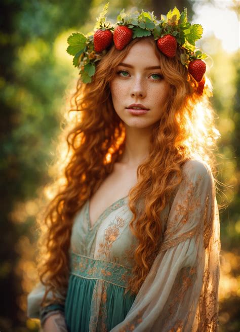 Lexica Bright Strawberry Blonde Haired With Freckles Year Old