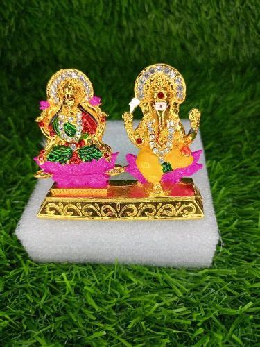 Metal 5.5 cm Ganesh Lakshmi Idols for car dashboard, Temple at Rs 300 ...