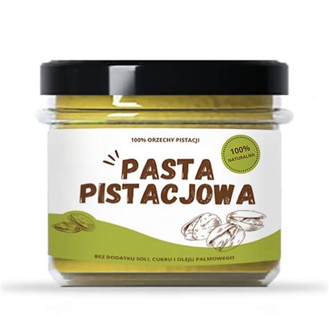 Pasta Pistacjowa 200 G Domowa 100 Naturalna Zdrowa Paczucha