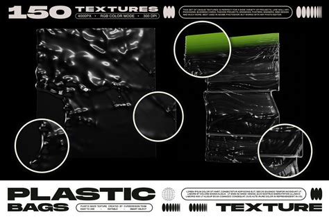 Plastic Bags Texture Design Cuts