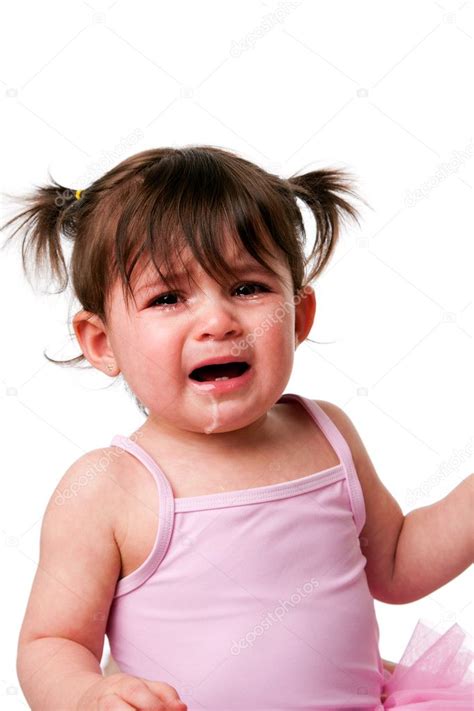 Cranky sad crying baby toddler face — Stock Photo © phakimata #5005519