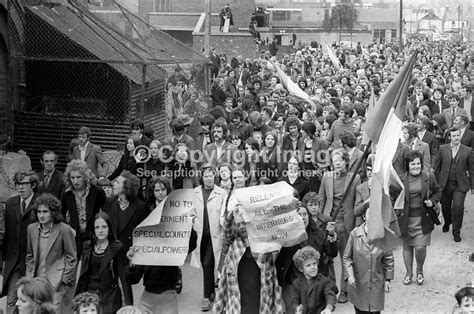 Marchers Mark 4th Anniversary Of Original 5th October 1968 Civil Rights Association March