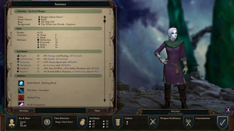 Character Creation Guide - Pillars of Eternity 2: Deadfire | Shacknews