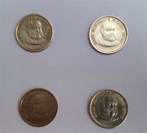 Moneda Antigua De 50 Céntimos Del Perú 1986 1987 1988 en venta en