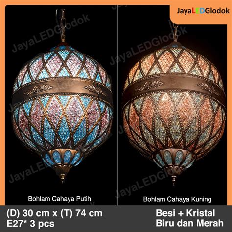 Jual Lampu Gantung Klasik Ruang Tamu Antik Timur Tengah Maroko Mesjid