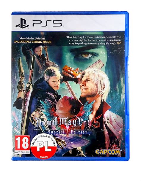 DEVIL MAY CRY 5 SPECIAL EDITION GRA PS5 NAPISY PL Stan nowy 86 99 zł