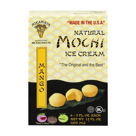 Mikawaya Mochi Ice Cream Mango Ct Oz Delivery Or Pickup Near