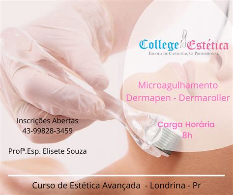 Curso De Est Tica Avan Ada Microagulhamento Dermapen Dermaroller