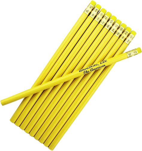 Ezpencils Personalized Pencil Bulk Round Pencils Light