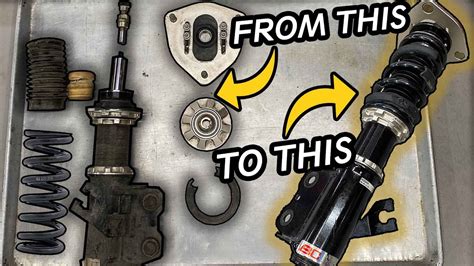 HOW TO REASSEMBLE BC COILOVERS IN 5 MINUTES! - YouTube