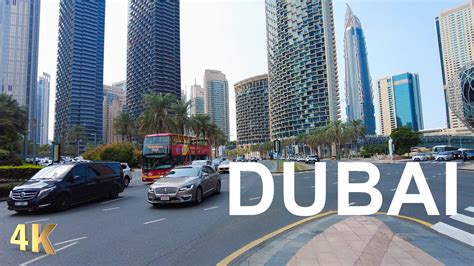 Walking Tour Of Dubai In K Walking To Dubai Mall Youtube