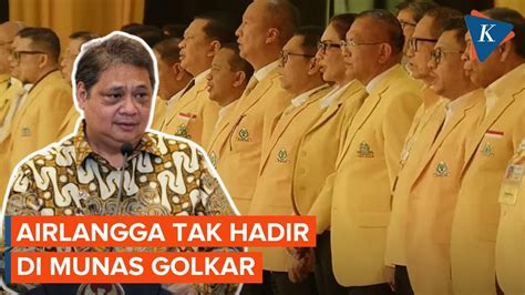 Airlangga Hartarto Tak Hadir Di Pembukaan Rapimnas Dan Munas Golkar