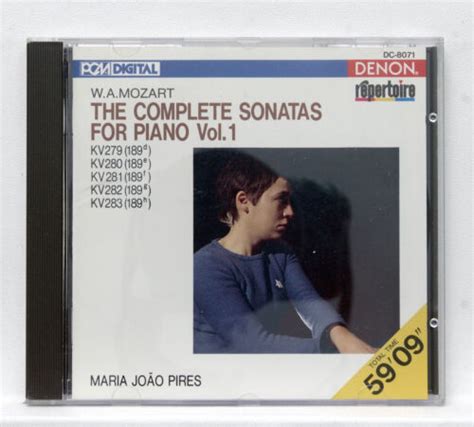 Maria Joao Pires Mozart Piano Sonatas Vol Denon Cd Nm Ebay