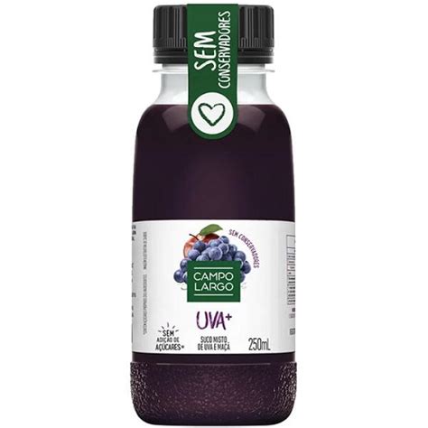 Suco De Uva Campo Largo Integral 250ml Supertem