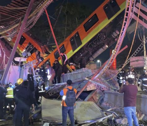 Colapsa Estructura De La L Nea Del Metro En Cdmx Se Reportan