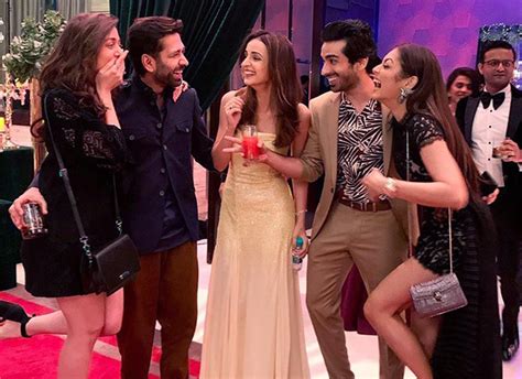 Sanaya Irani Mohit Sehgal Drashti Dhami Nakuul Mehta And Wife Jankee