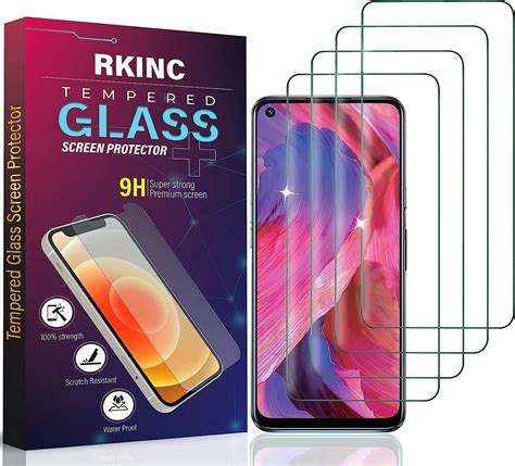 RKINC Lot de 4 films de protection d écran en verre trempé pour Samsung