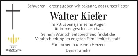 Parte F R Walter Kiefer Pax Requiem