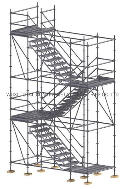 All Round Galvanized Steel Ringlock Scaffolding Tower System Comply