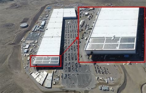 Teslas Solar Rooftop Array At Gigafactory 1 Is Starting To Take Shape