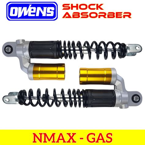 Nmax Gas Type Owens Motorcycle Rear Shock Absorber Pair Shopee