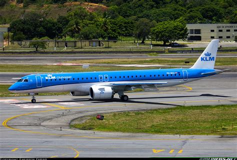 Embraer 195 E2 Std Erj 190 400std Klm Cityhopper Aviation Photo