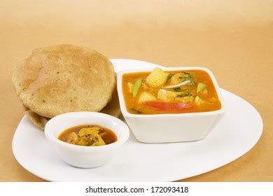 Indian Food Puri Bhaji North India Stock Photo 2238083653 Shutterstock