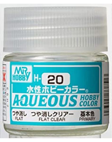 Mr Hobby Aqueous Paint H 20 Flat Clear