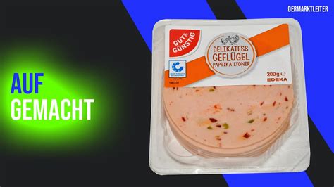 Aufgemacht Gut G Nstig Delikatess Gefl Gel Paprika Lyoner Youtube