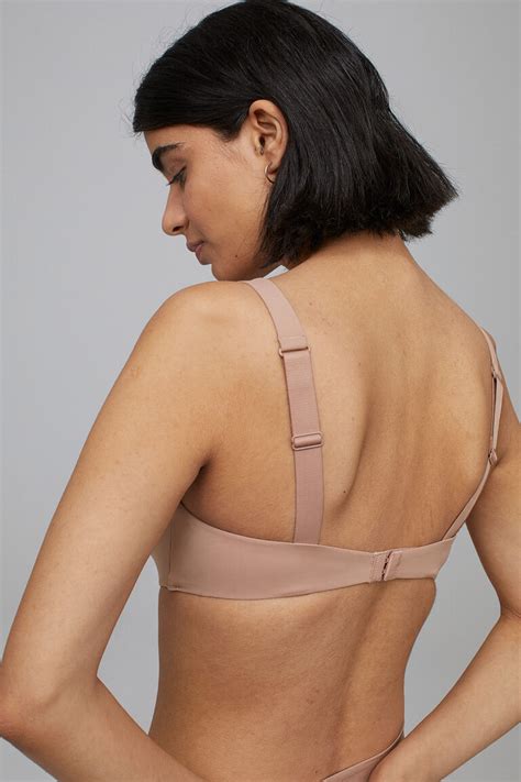 Padded Jersey Balconette Bra