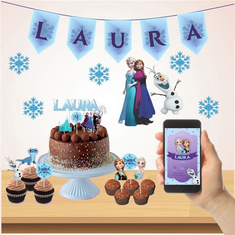 Kit Festa Digital Frozen Elo Produtos Especiais