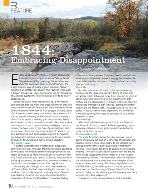 (PDF) 1844 Embracing Disappointment