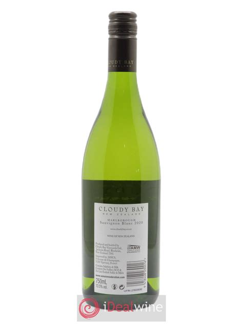 Acheter Nouvelle Z Lande Cloudy Bay Sauvignon Blanc Lot