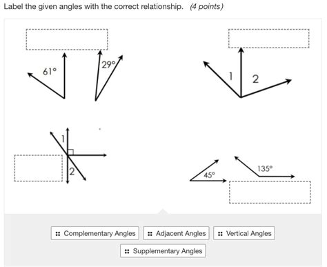 Complementary Supplementary Adjacent And Vertical Angles Best Worksheets Library